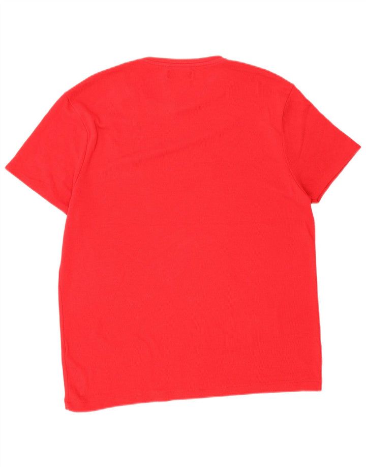 Zara Mens T-Shirt Top Large Red