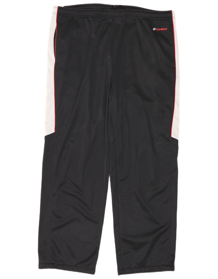 Lotto Mens Tracksuit Trousers XL  Black Colourblock