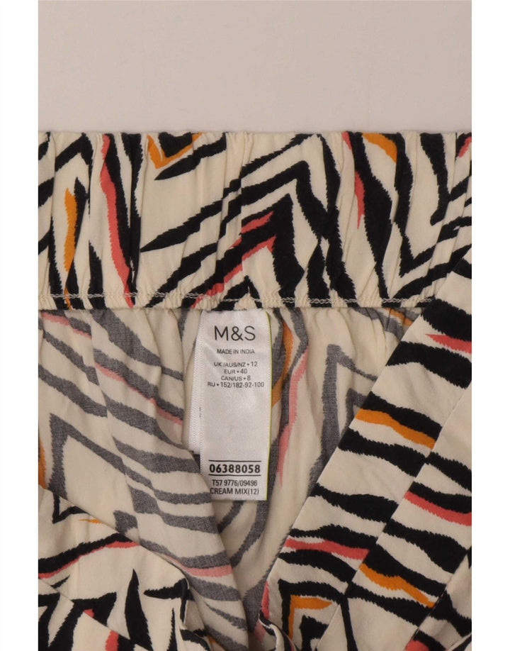 Женские повседневные шорты Marks & Spencer UK 12 Medium W30 Off White