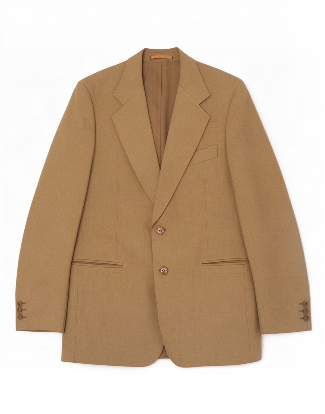 Lebole Veste blazer à 2 boutons pour homme UK 38 Kaki moyen