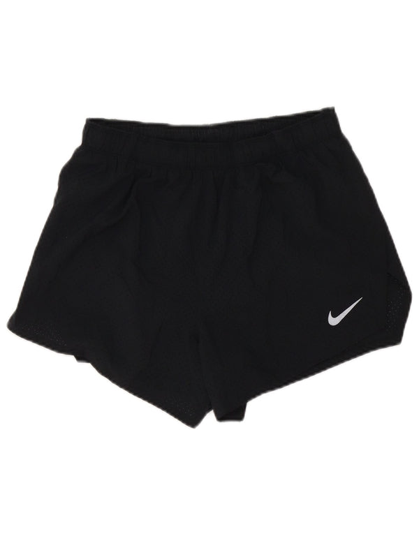 Damskie spodenki sportowe Nike Dri Fit UK 12, średni czarny poliester