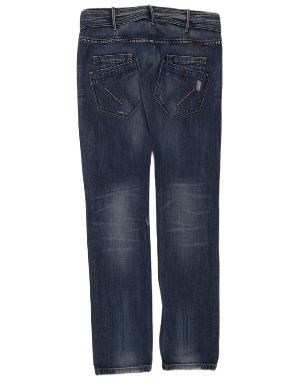 Fornarina Womens Slim Jeans W28 L33 Blue Cotton