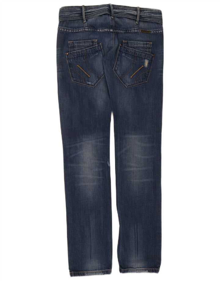 Fornarina Dame Slim Jeans W28 L33 Blå Bomuld