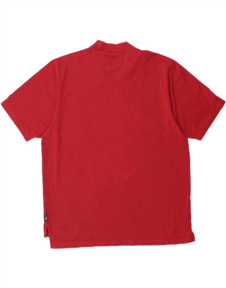 ADIDAS Mens Climalite T-Shirt Top Large Red Cotton Vintage Adidas and Second-Hand Adidas from Messina Hembry 