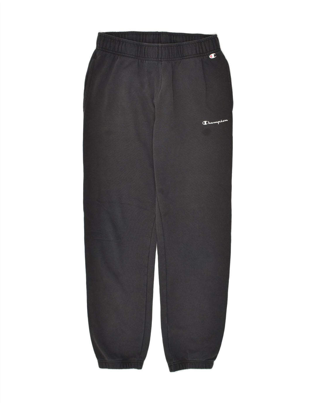 CHAMPION Mens Tracksuit Trousers Joggers Small Black Cotton | Vintage Champion | Thrift | Second-Hand Champion | Used Clothing | Messina Hembry 