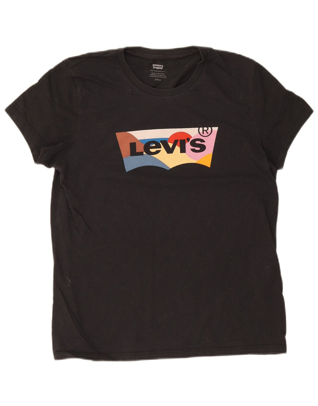 Levi's T-Shirt Graphique Homme Petit Noir Coton