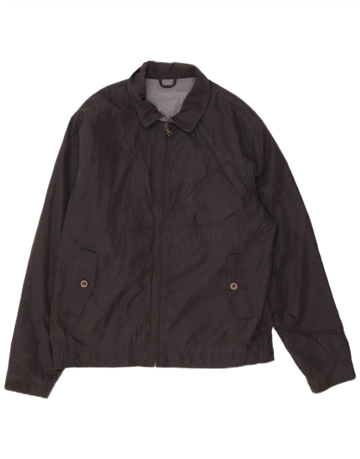 Marks & Spencer Veste Bomber Homme UK 40 Large Bleu Marine Polyester
