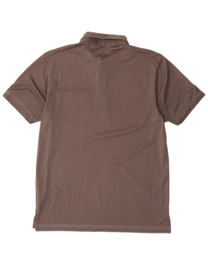 TRAVIS MATHEW Mens Polo Shirt Medium Grey Cotton