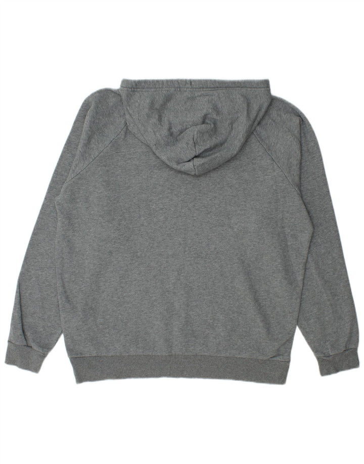 Under Armour Mens Hoodie Jumper Medium Grey Flecked Cotton