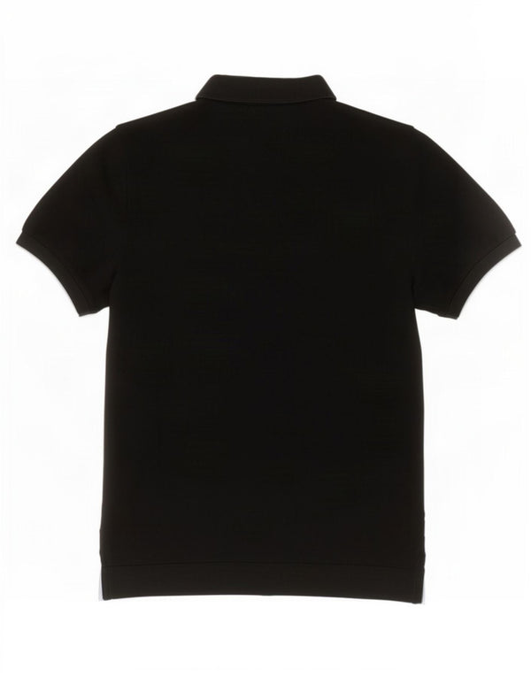 Tricou polo Massimo Dutti pentru bărbați, bumbac negru mare