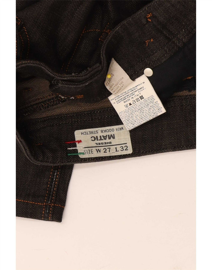 Diesel Womens Matic Slim Jeans W27 L29 Black Cotton