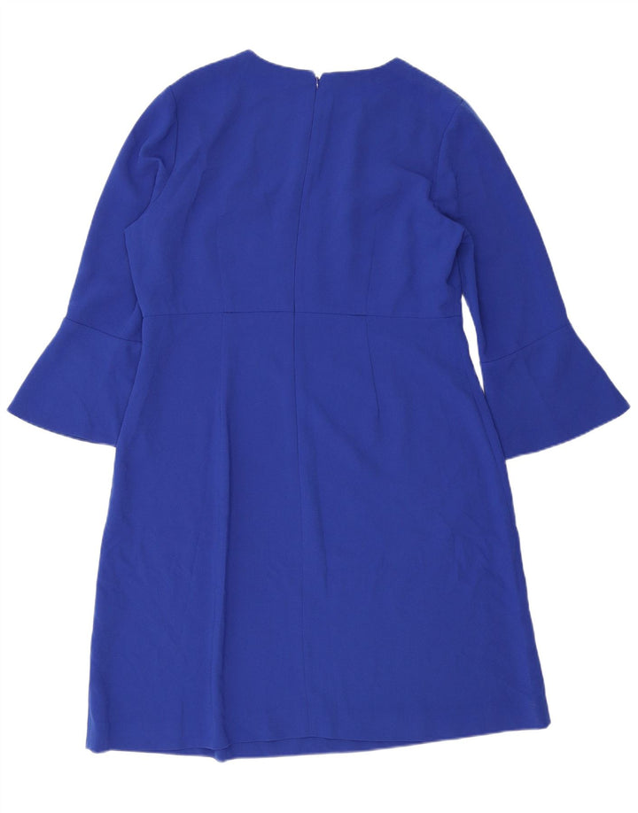 Abito a trapezio da donna con maniche a 3/4 Hobbs UK 16 grande poliestere blu
