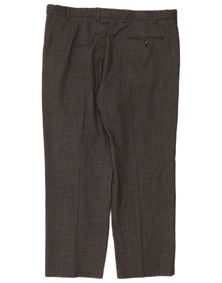Marks & Spencer Pantalon de costume droit Performance pour homme W38 L29 Gris