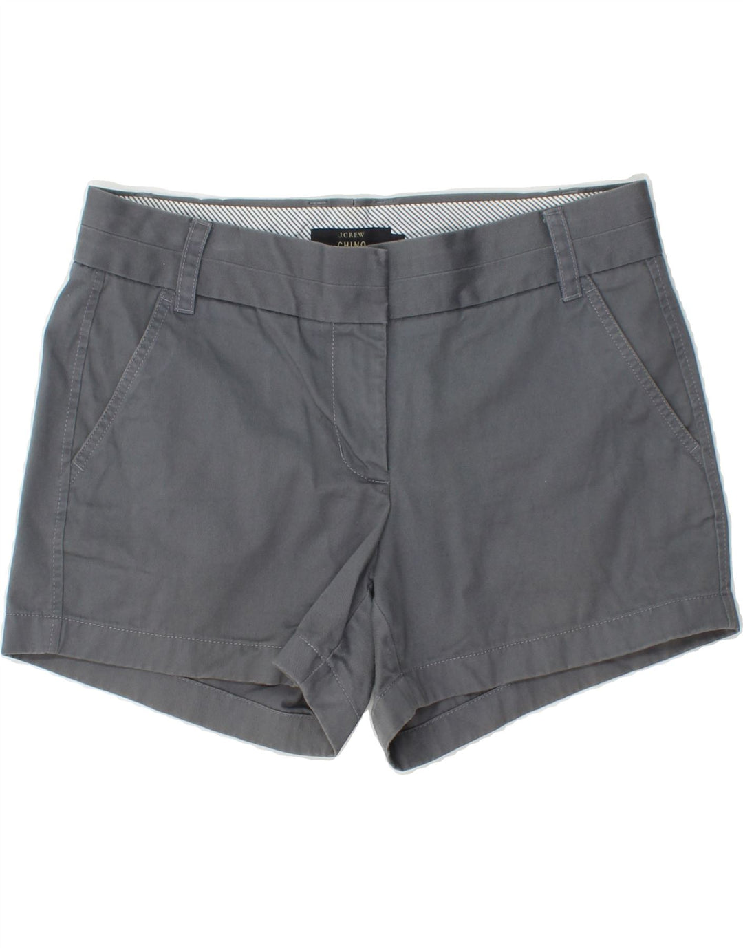 J. CREW Womens Chino Shorts US 6 Medium W32 Grey Cotton Vintage J. Crew and Second-Hand J. Crew from Messina Hembry 
