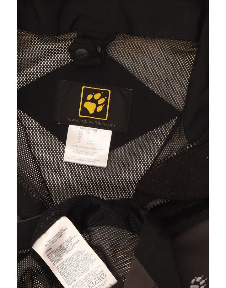 Jack Wolfskin Jachetă de ploaie pentru bărbați Marea Britanie 36/38 Maro mediu Poliamidă color bloc