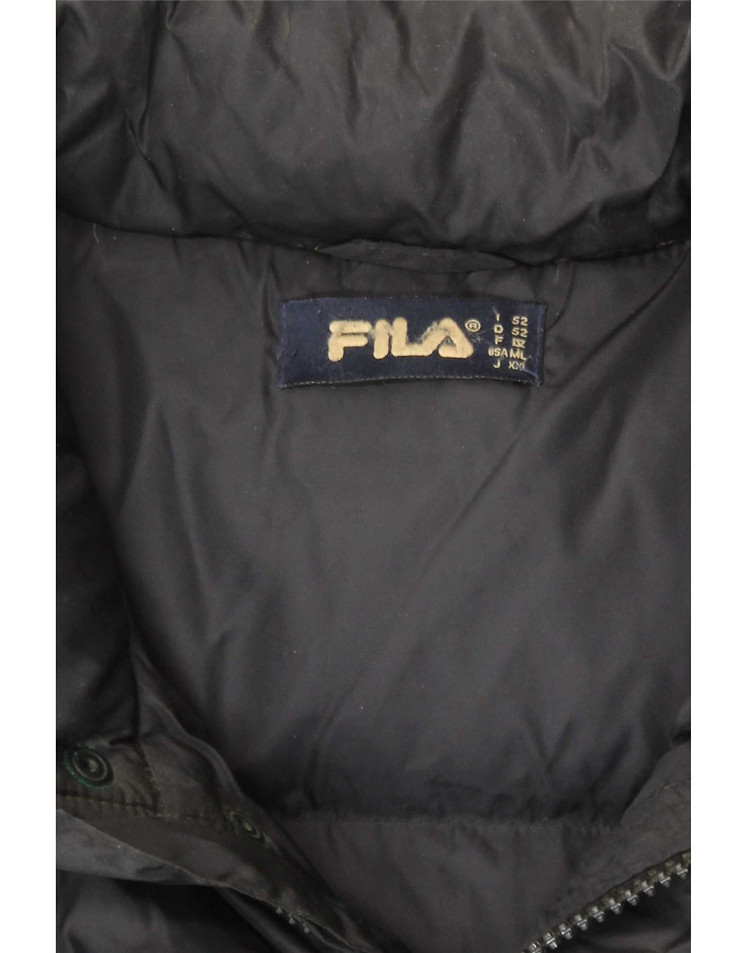 Fila Chaleco acolchado para hombre IT 52 XL Poliamida negra