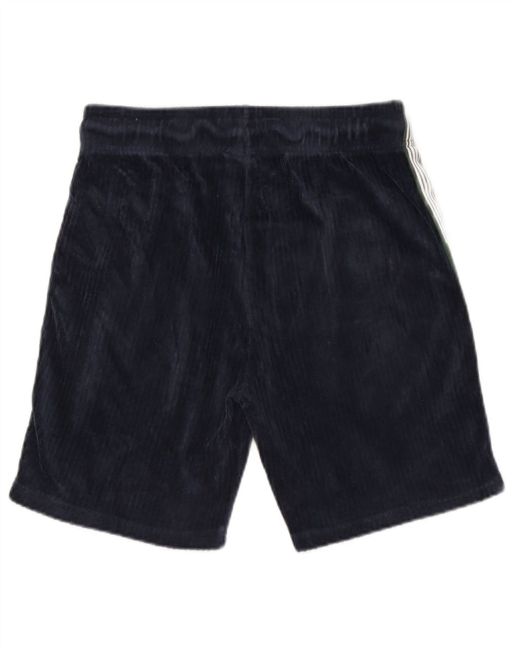 Ellesse Mens Graphic Sport Shorts Small Navy Blue Cotton