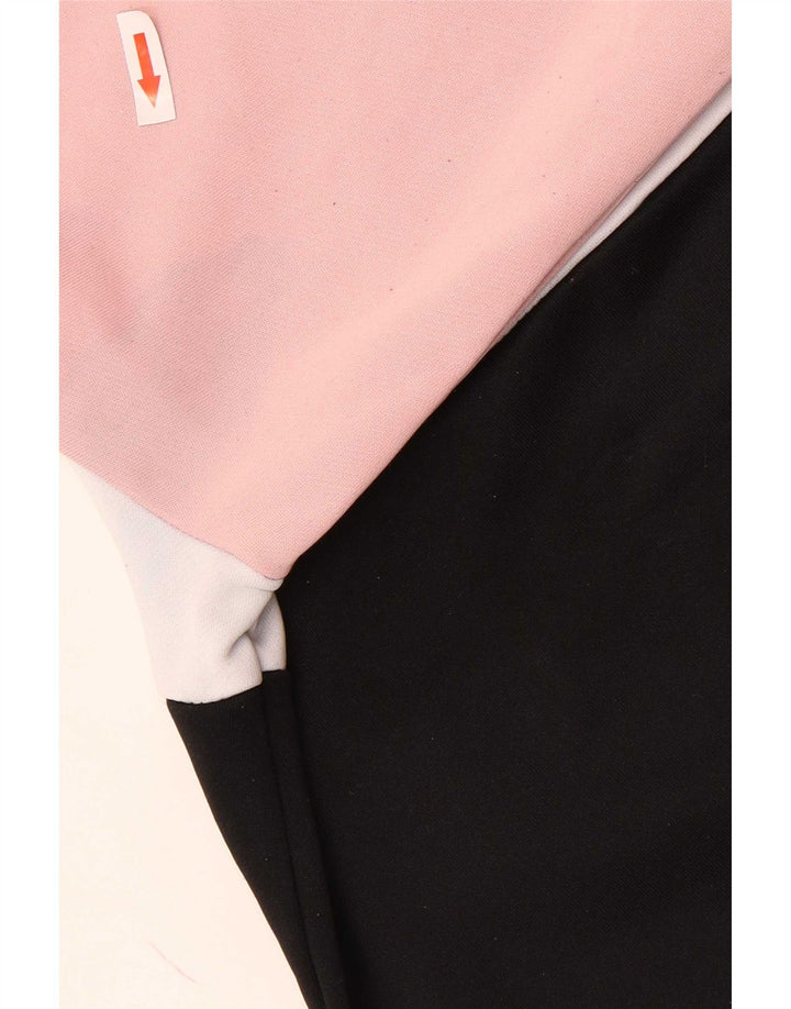 Fila Grafisk træningsdragt topjakke til kvinder UK 14 Medium Pink Colourblock