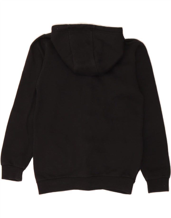 MCKENZIE Boys Zip Hoodie Sweater 13-14 Years Black Polyester Vintage Mckenzie and Second-Hand Mckenzie from Messina Hembry 