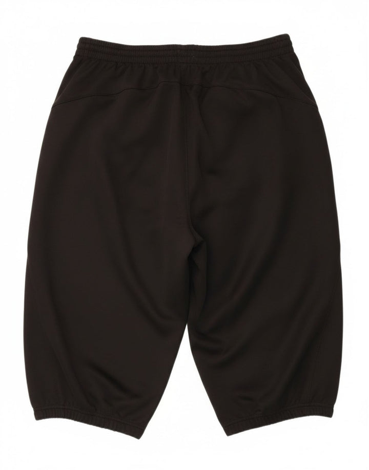 Kappa Mens Bermuda Sport Shorts 2XL  Black Polyester