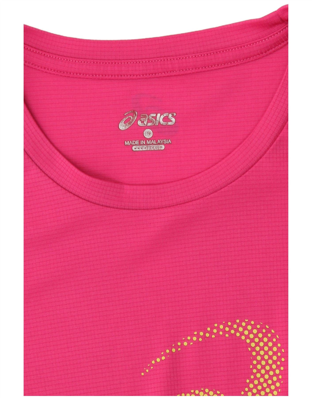 Maglietta grafica da donna Asics Top UK 10 Small Rosa
