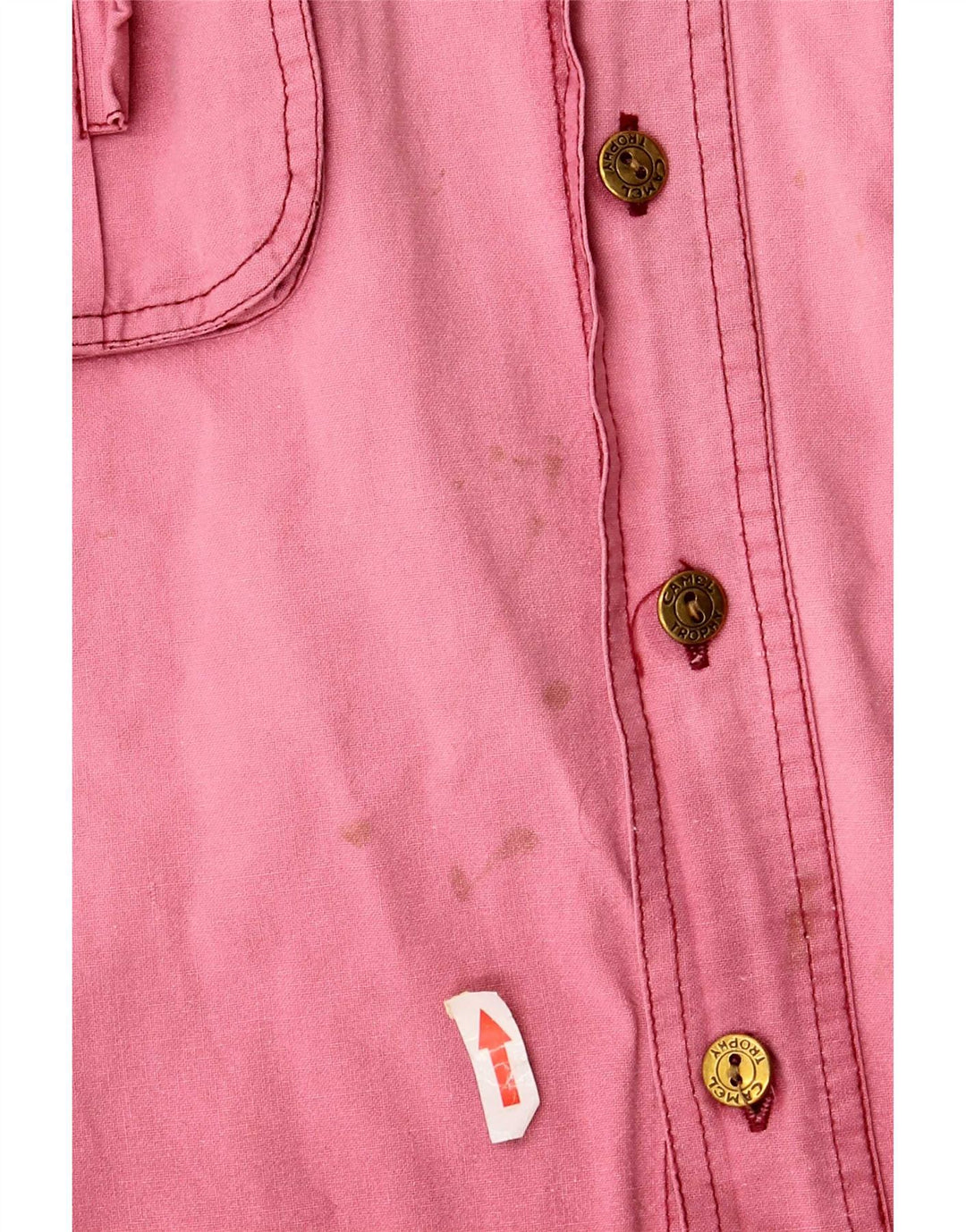 Camisa de manga corta para hombre Camel Active 2XL Rosa