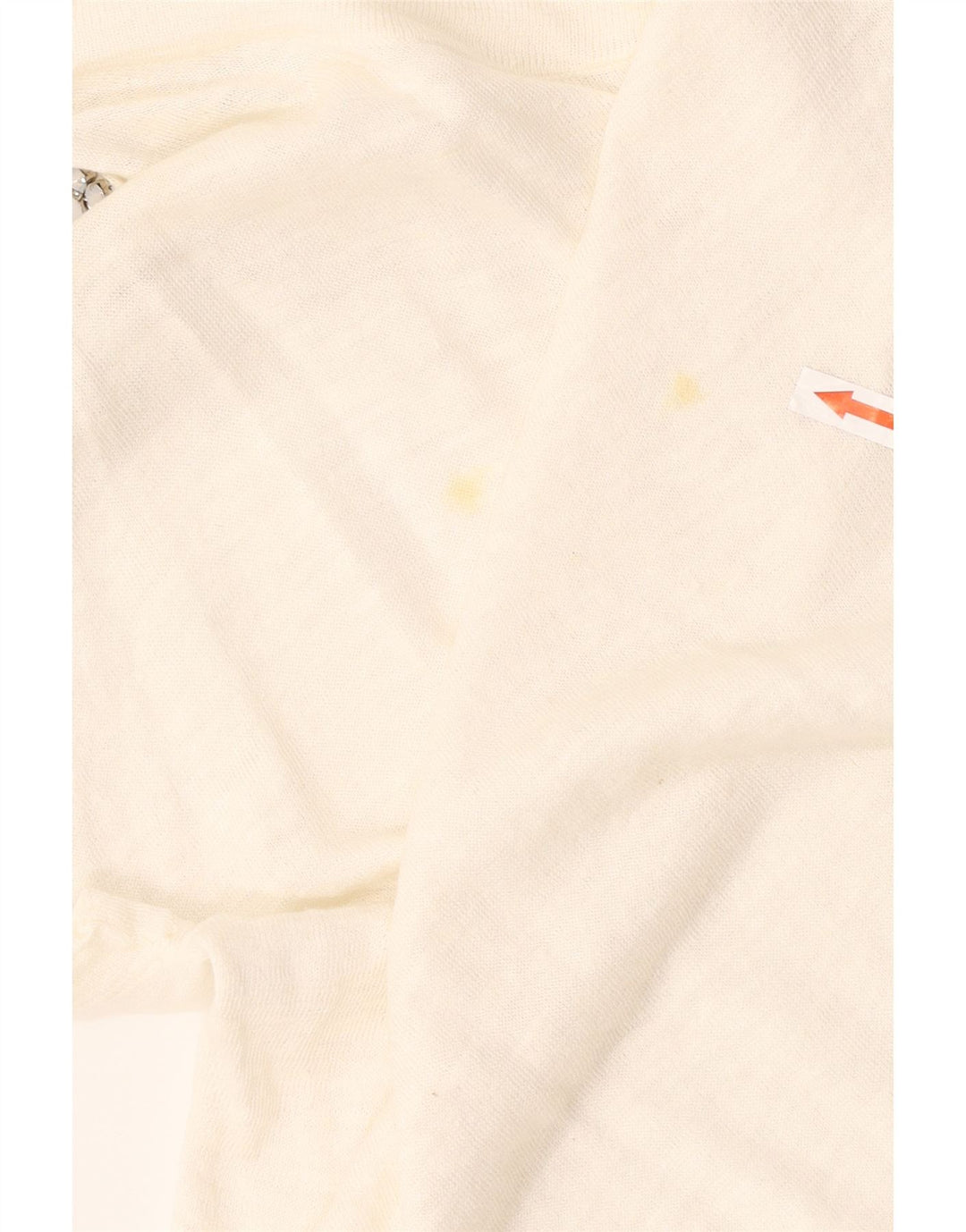 Patrizia Pepe Womens Oversized Off Shoulder Top US 2 XS White Flax