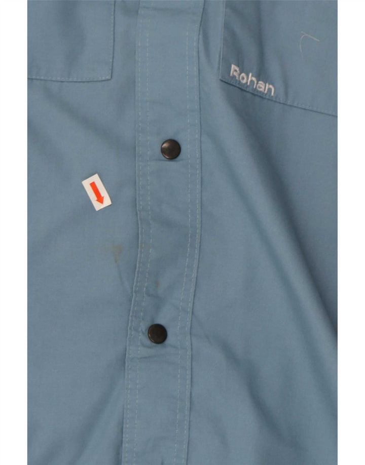 Camisa Rohan Hombre Grande Poliéster Azul