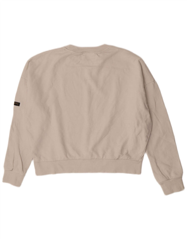 Damski sweter oversize Superdry Graphic UK 16, duży, biały