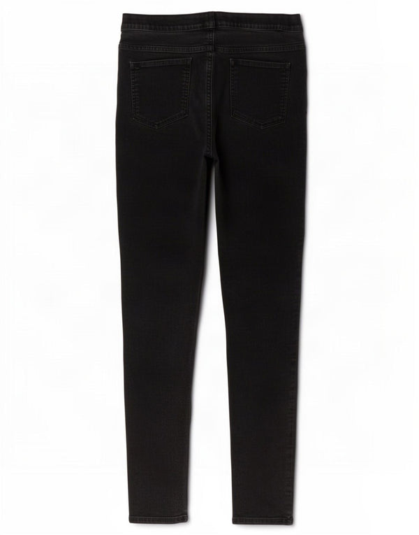 Marks & Spencer Womens Jegging Jeans UK 14 Medium W30 L29 Black Cotton