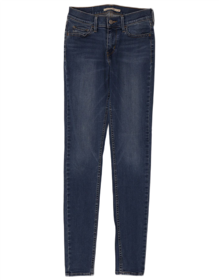 LEVI'S Womens 710 Super Skinny Jeans W27 L32 Blue