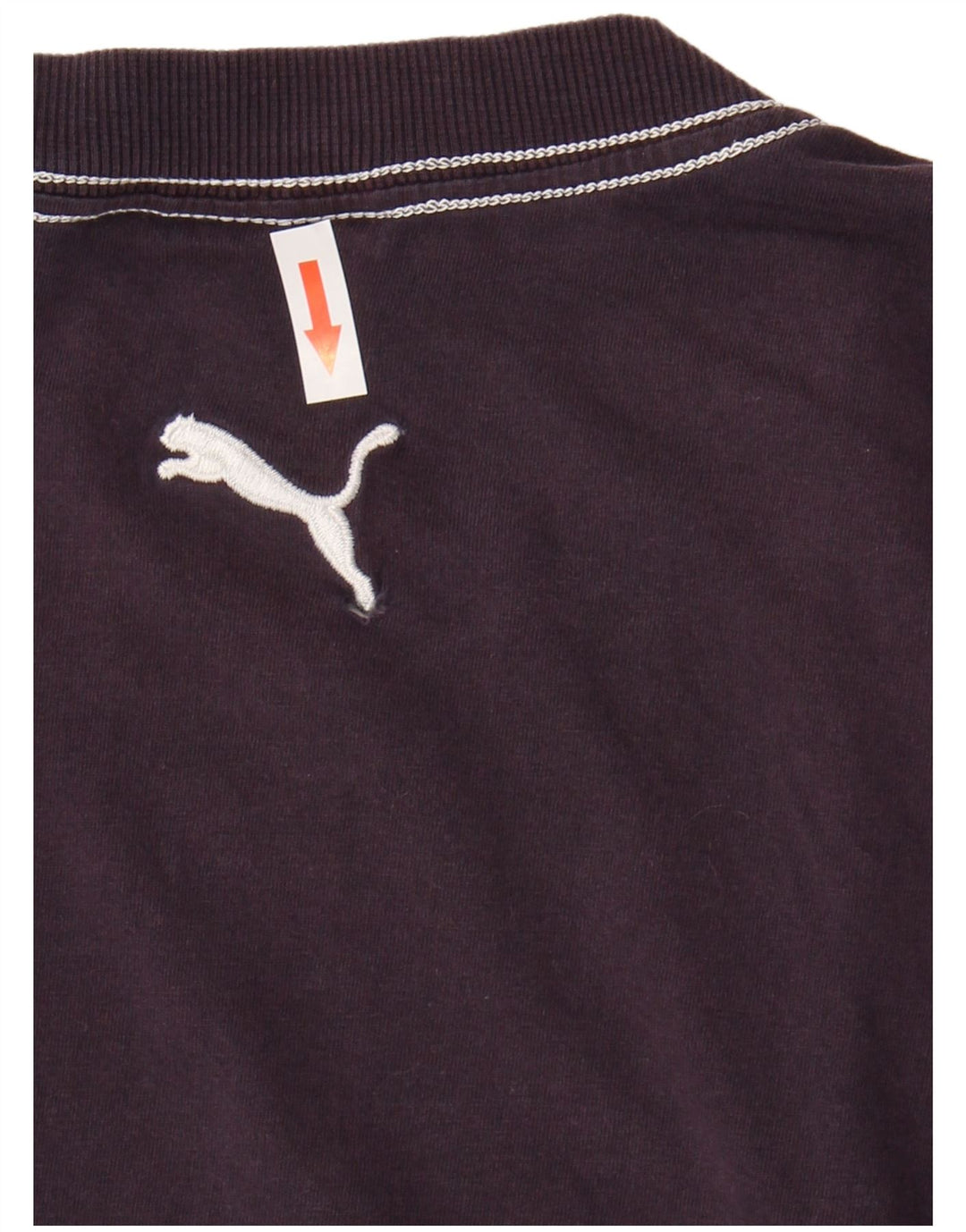 Puma Mens Graphic T-Shirt Top Medium Navy Blue Cotton