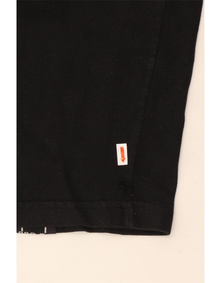 CHAMPION Herren-Trainingshose mit Grafik, Größe S, Schwarz