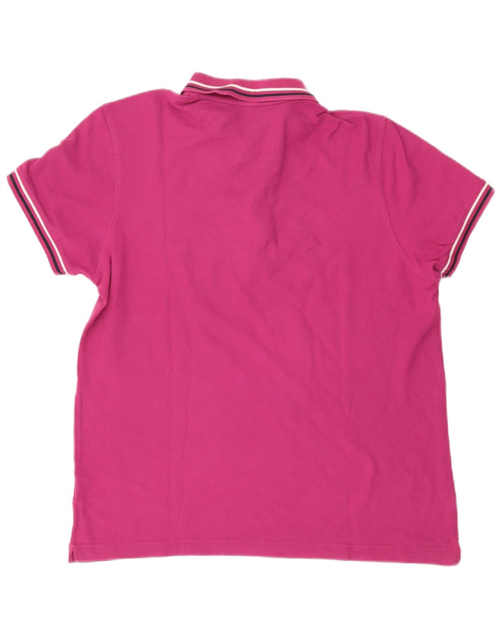 Lotto Mens Polo Shirt Large Pink Cotton