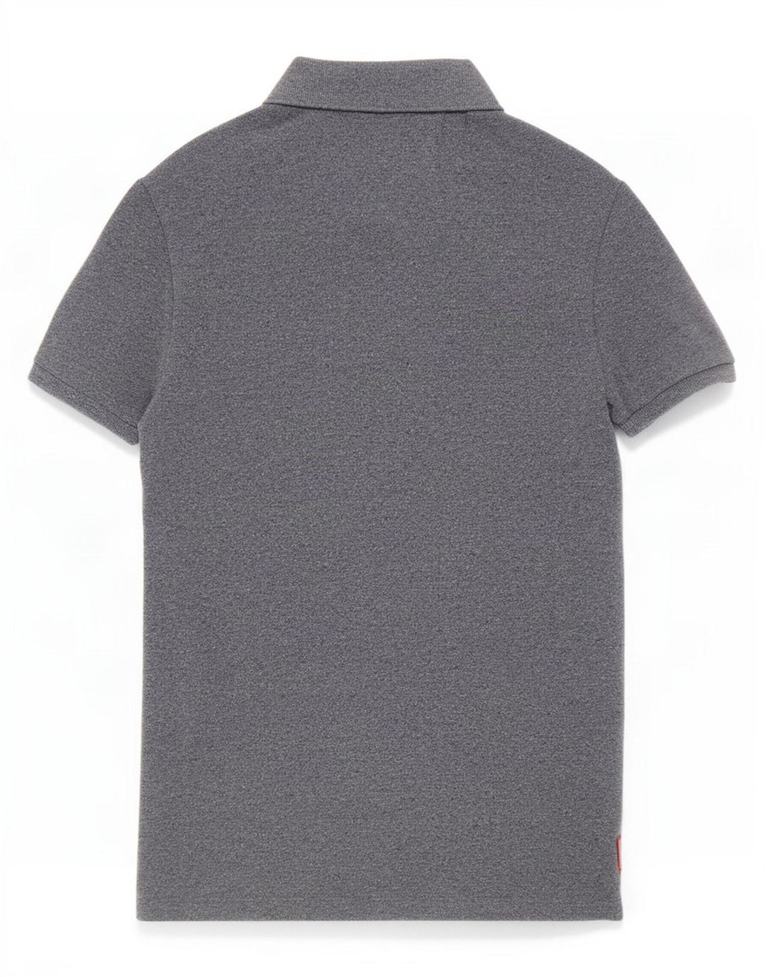 Superdry Mens Classic Fit Polo Shirt Medium Blue Flecked Cotton