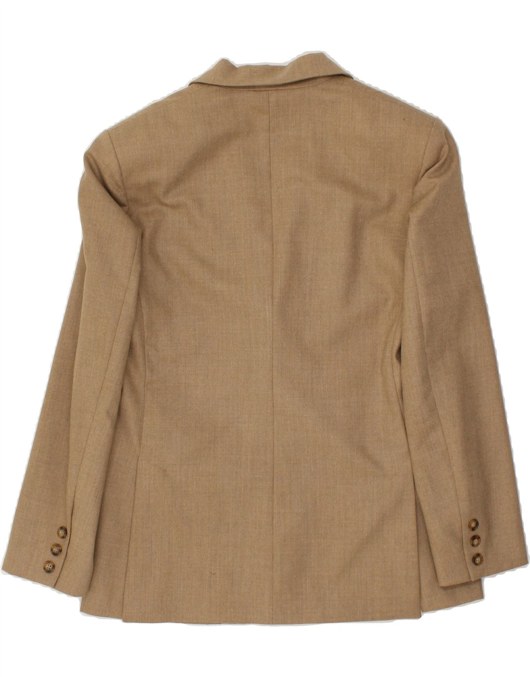 BENETTON Womens 2 Button Blazer Jacket IT 40 Small Brown Acetate Vintage Benetton and Second-Hand Benetton from Messina Hembry 