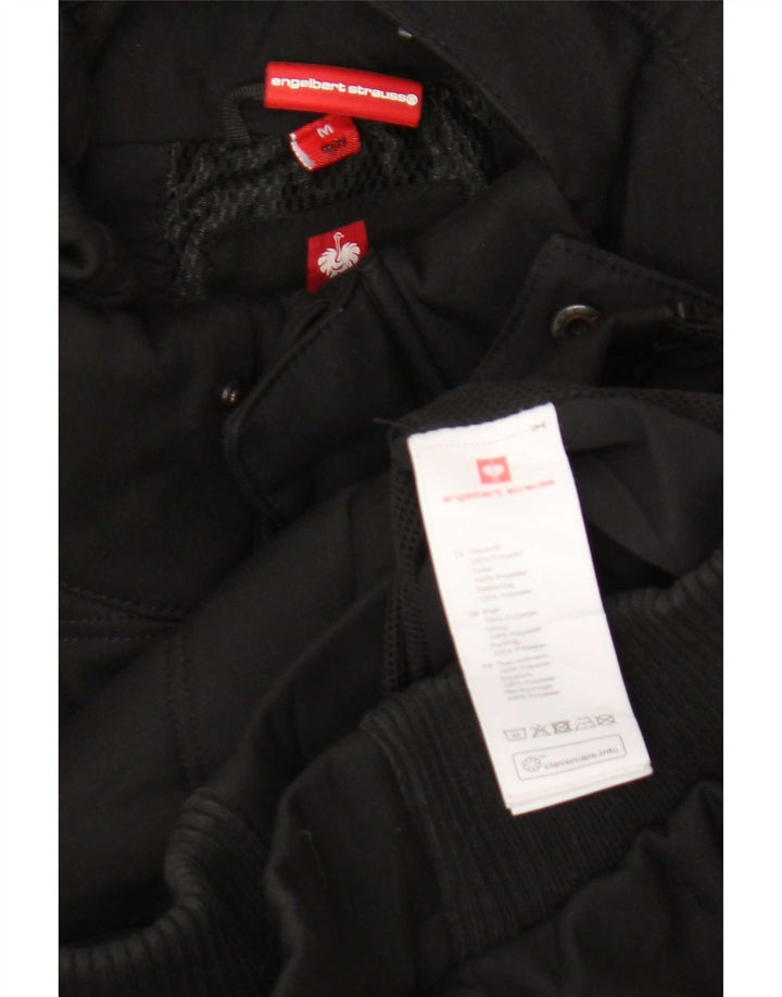 Giacca imbottita con cappuccio da uomo Engelbert Strauss UK 38 poliestere nero medio