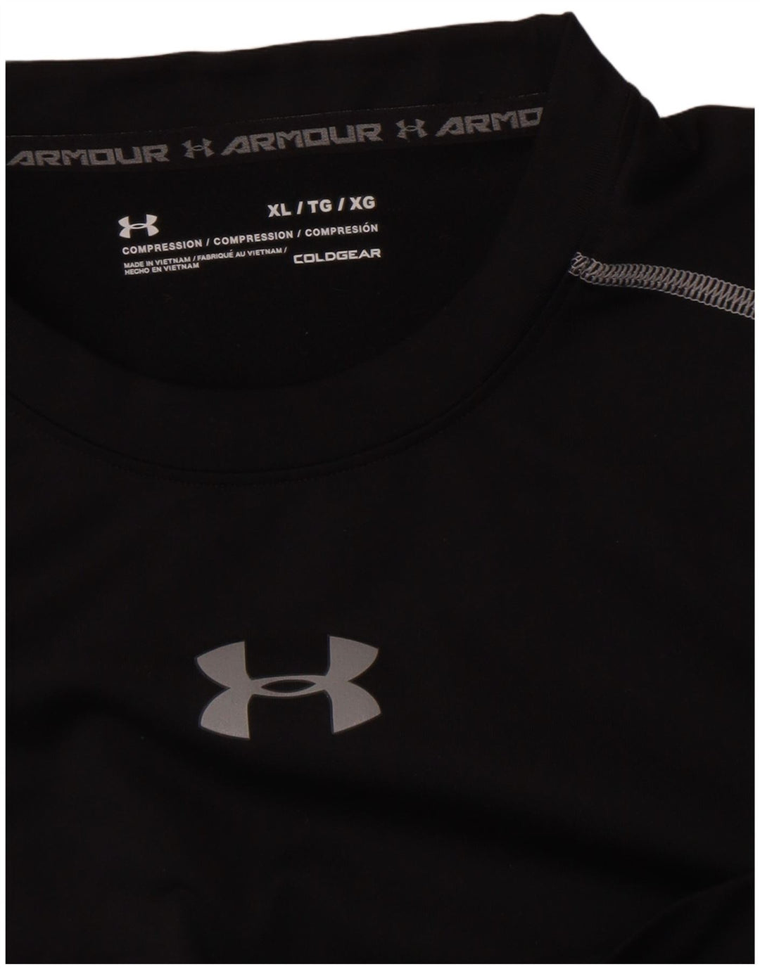 Under Armour Mens Compression Top Long Sleeve XL Black