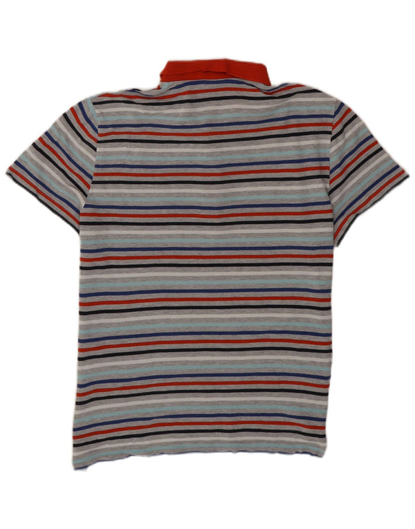 Polo da rugby da uomo slim fit Lacoste taglia 6 XL a righe multicolore