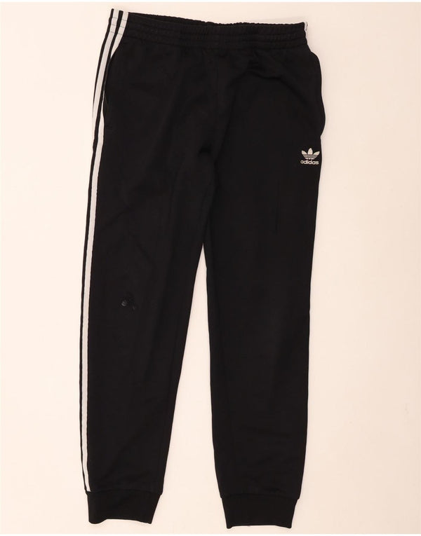 Adidas Mens Tracksuit Trousers Joggers Large Black Polyester