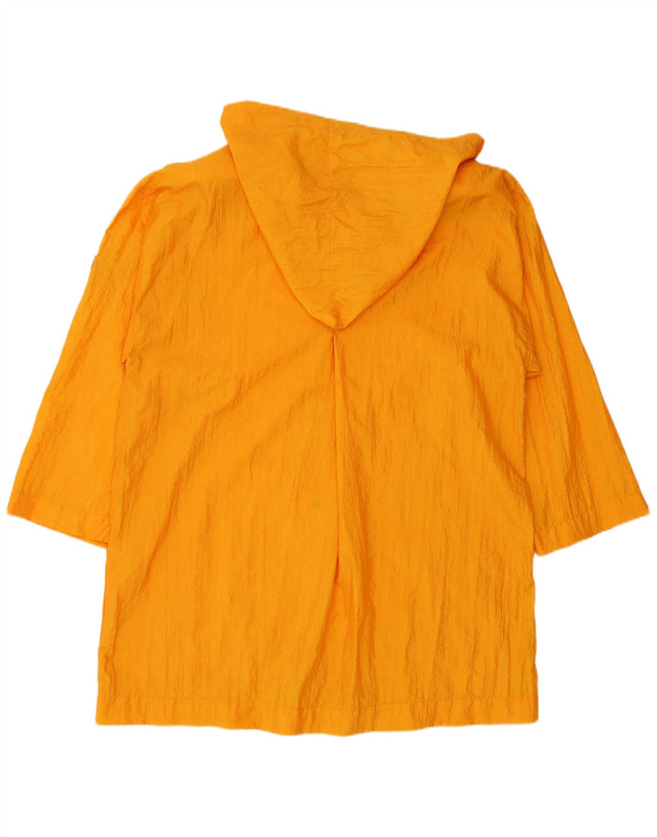 KRIZIA Womens Oversized Hooded Raincoat IT 40 Small Orange Polyamide