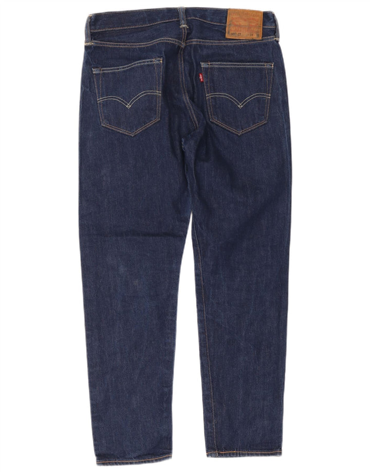 Levi's Mens 501 CT Straight Jeans W34 L32 Blue Cotton
