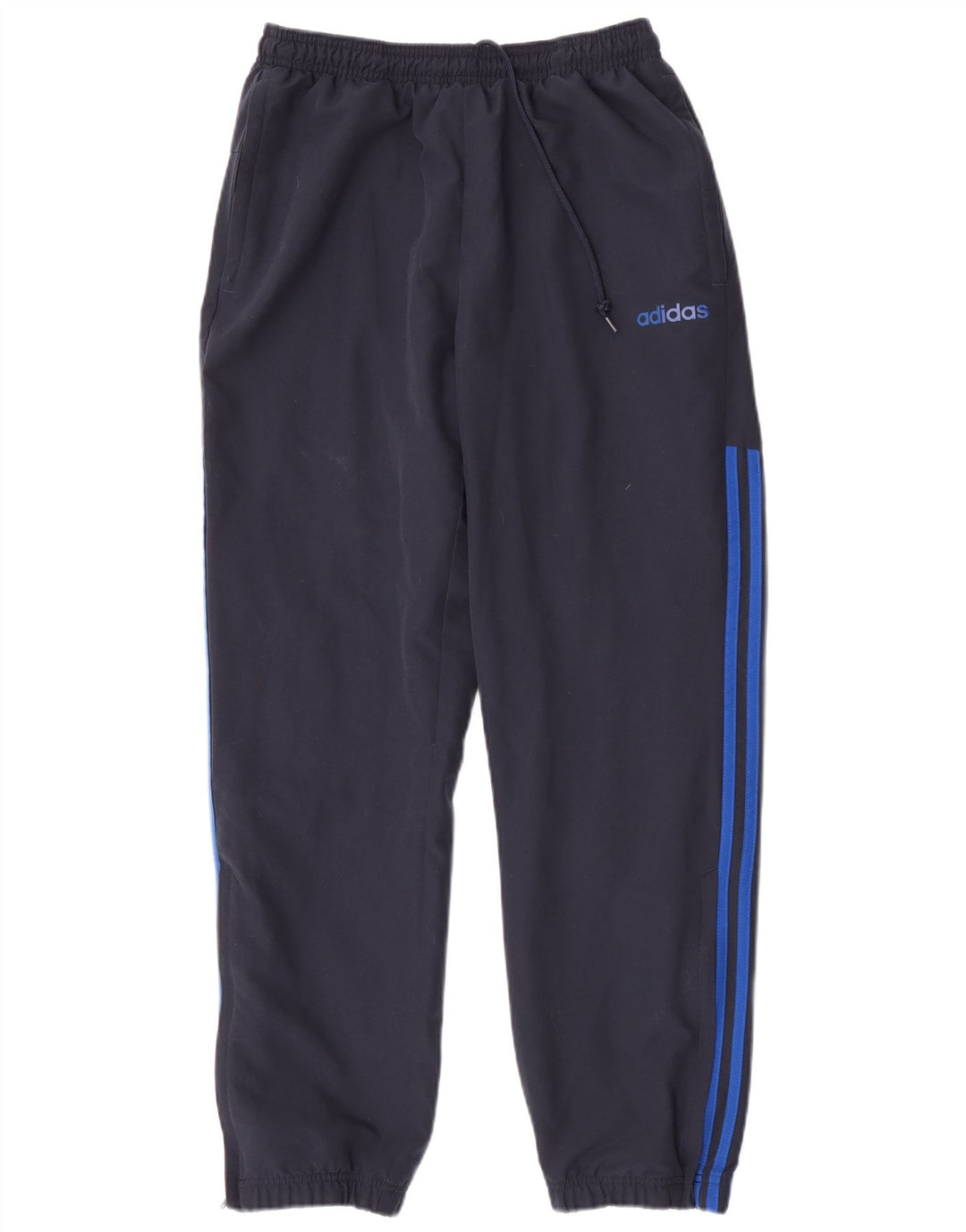 Adidas Mens Tracksuit Trousers Joggers Medium  Navy Blue Polyester