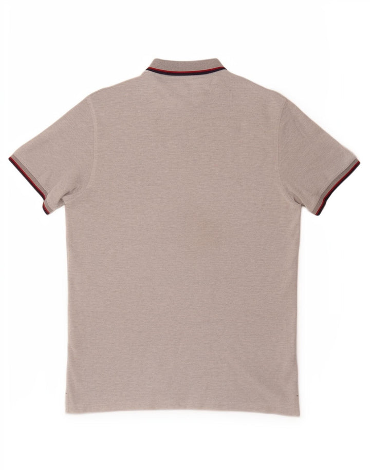 Jack & Jones Mens Polo Shirt XL Grey Cotton