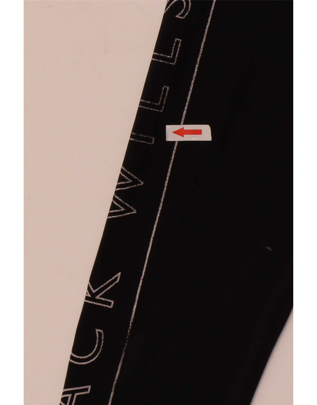 Leggings cu grafică Jack Wills pentru femei UK 12 Poliester mediu negru