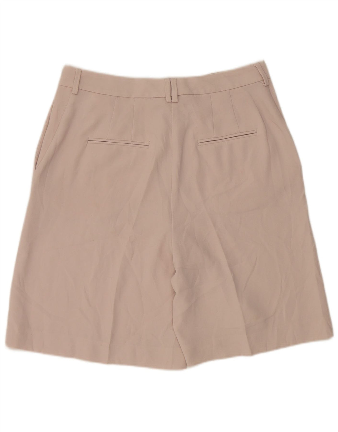Marks & Spencer Chino Shorts til kvinder UK 12 Medium W30 Beige Polyester