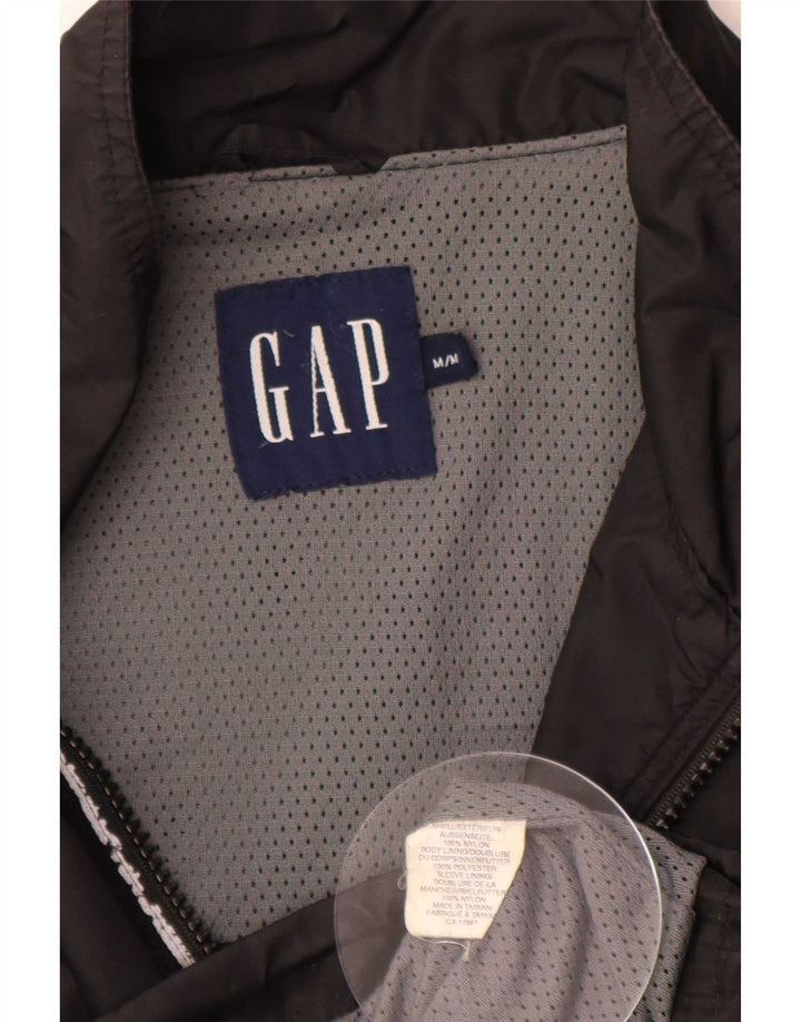 Gap Chaqueta impermeable para hombre UK 38 Medium Black Nylon