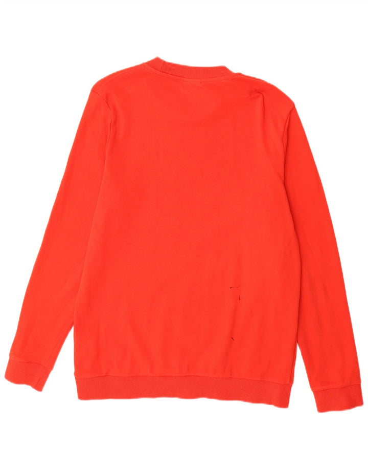 JOOP Mens Crew Neck Jumper Sweater Large Red Cotton