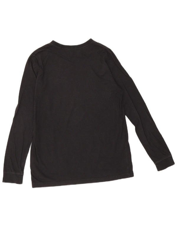 Nike Jungen-Top, langärmelig, 13–14 Jahre, XL, schwarze Baumwolle