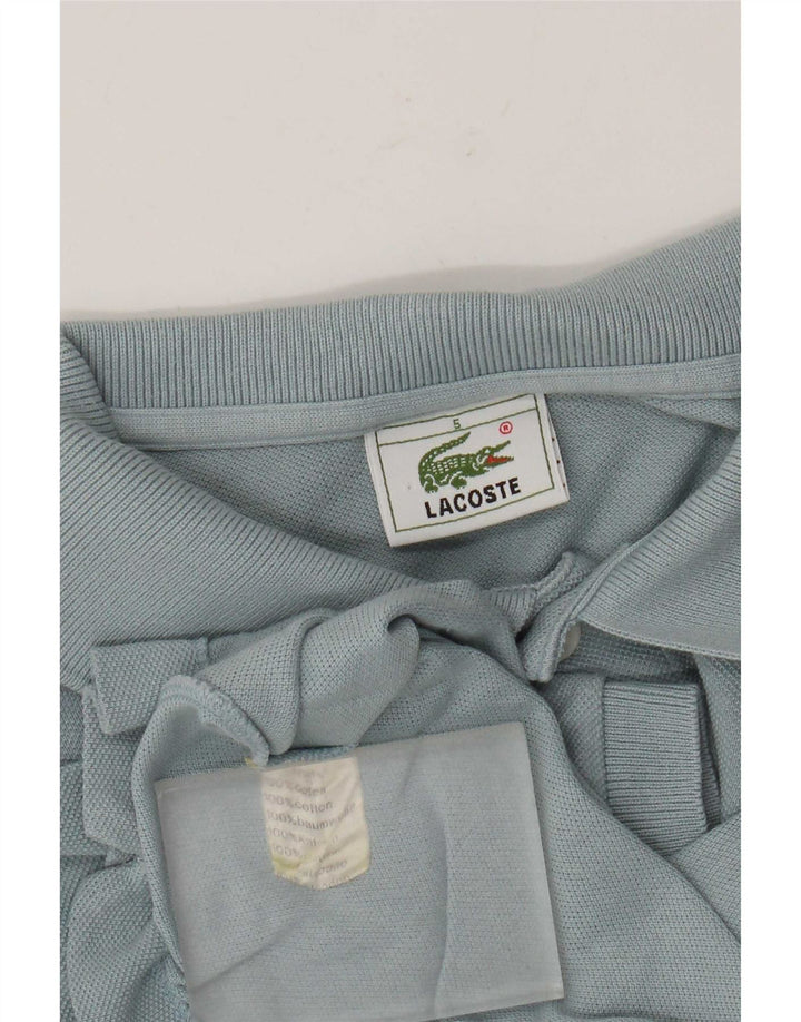 Lacoste Mens Polo Shirt Size 5 Large Blue Cotton